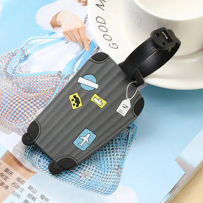 Pet Fashion Silicone Luggage Tags Set