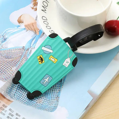 Pet Fashion Silicone Luggage Tags Set