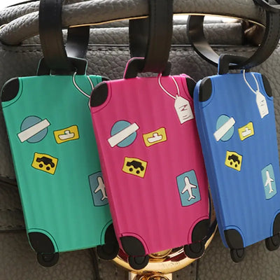 Pet Fashion Silicone Luggage Tags Set