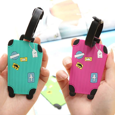 Pet Fashion Silicone Luggage Tags Set