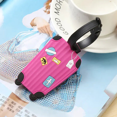 Pet Fashion Silicone Luggage Tags Set