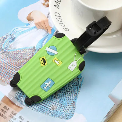 Pet Fashion Silicone Luggage Tags Set