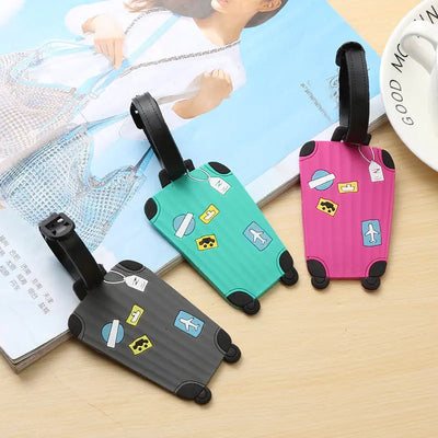 Pet Fashion Silicone Luggage Tags Set