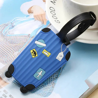 Pet Fashion Silicone Luggage Tags Set